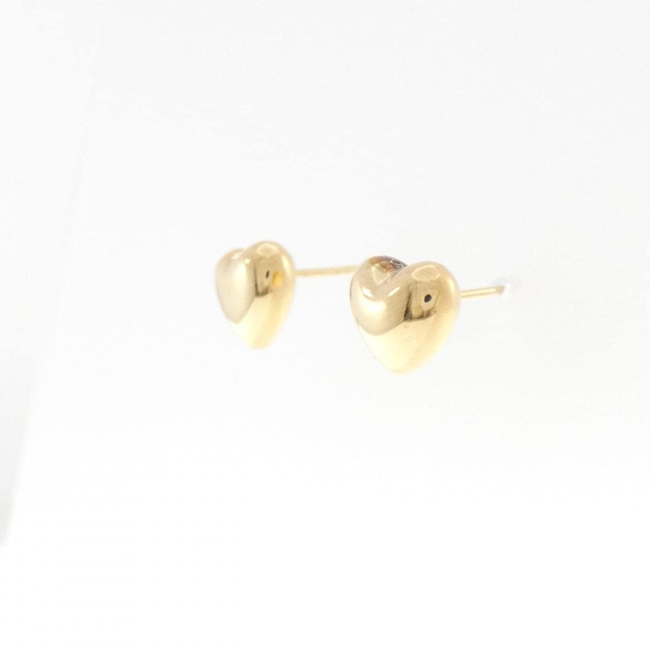 K18YG ハート ピアス