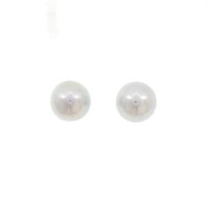 PT900 アコヤパール ピアス 9.3mm