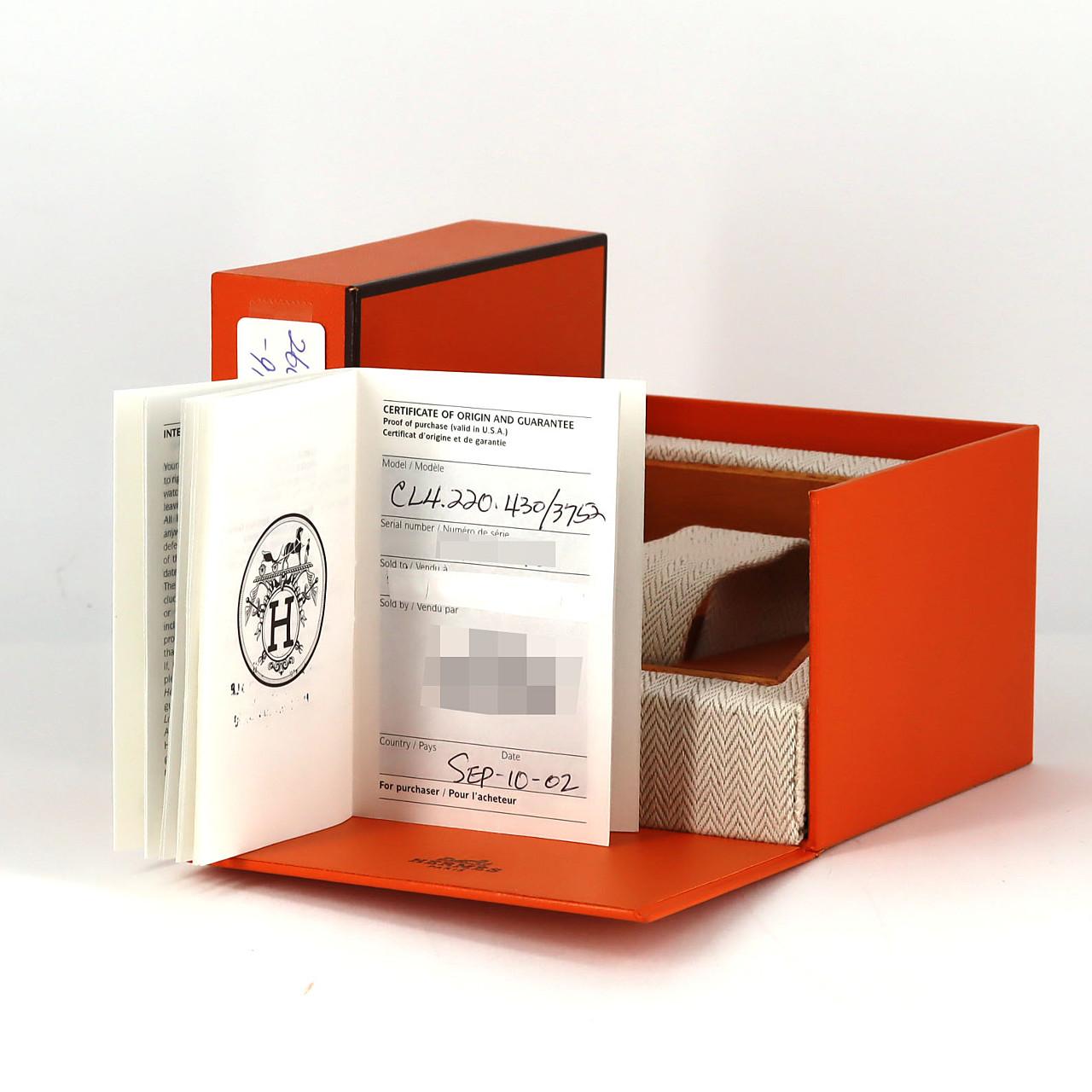 エルメス クリッパー コンビ CL4.220 SSxGP クォーツ