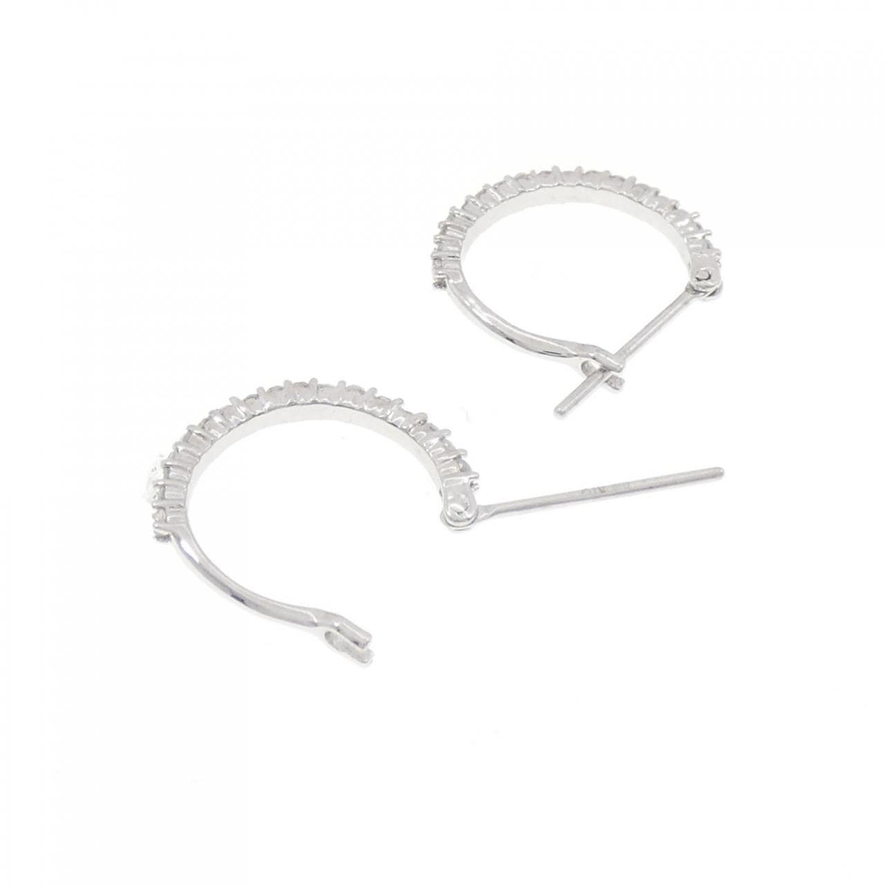 K18WG ダイヤモンド ピアス 0.20CT