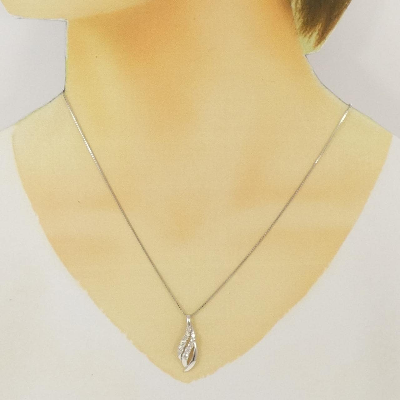 PT900/PT850 ダイヤモンド ネックレス 0.50CT