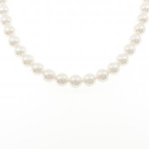 シルバークラスプ アコヤパール ネックレス 7.5-8mm