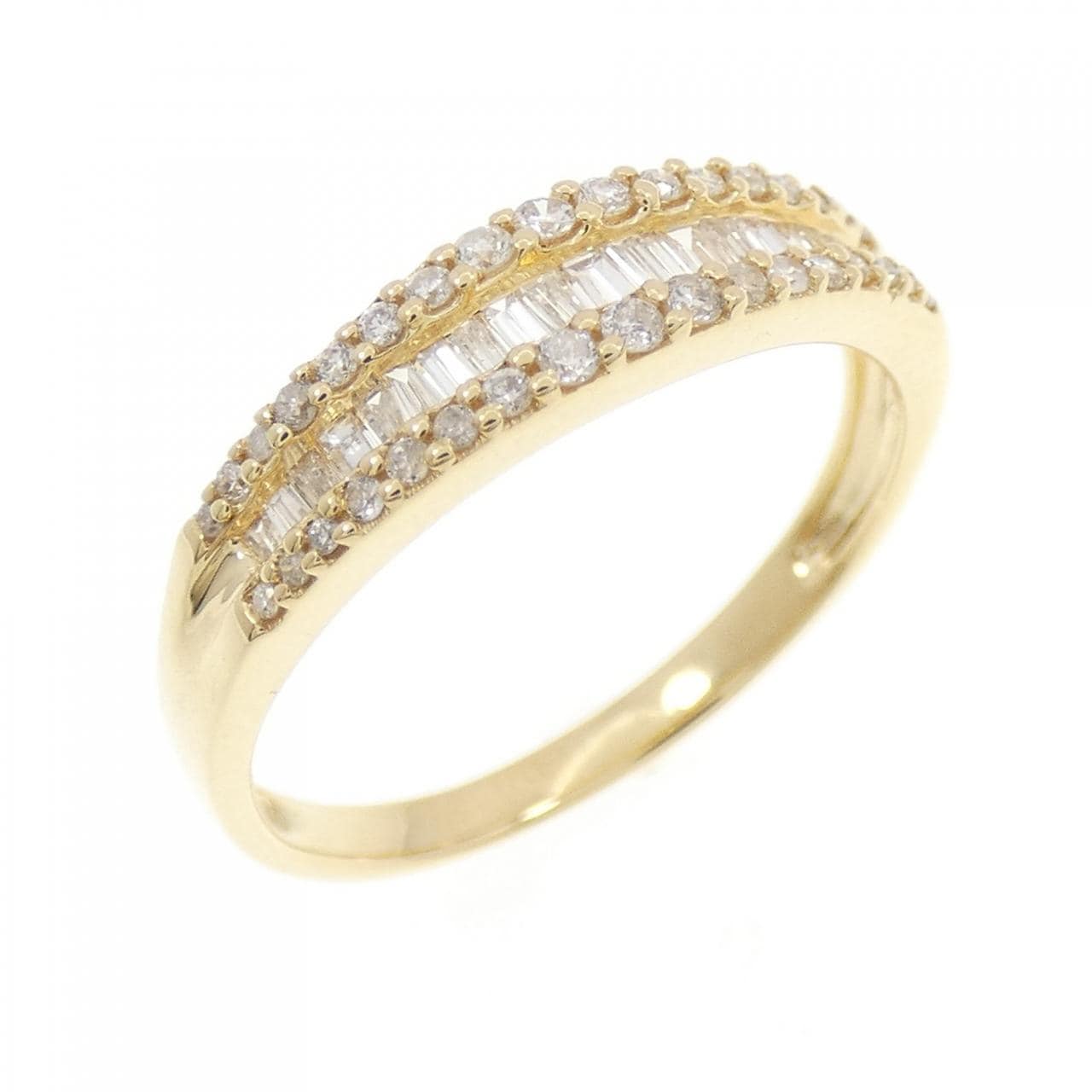 K18YG ダイヤモンド リング 0.35CT