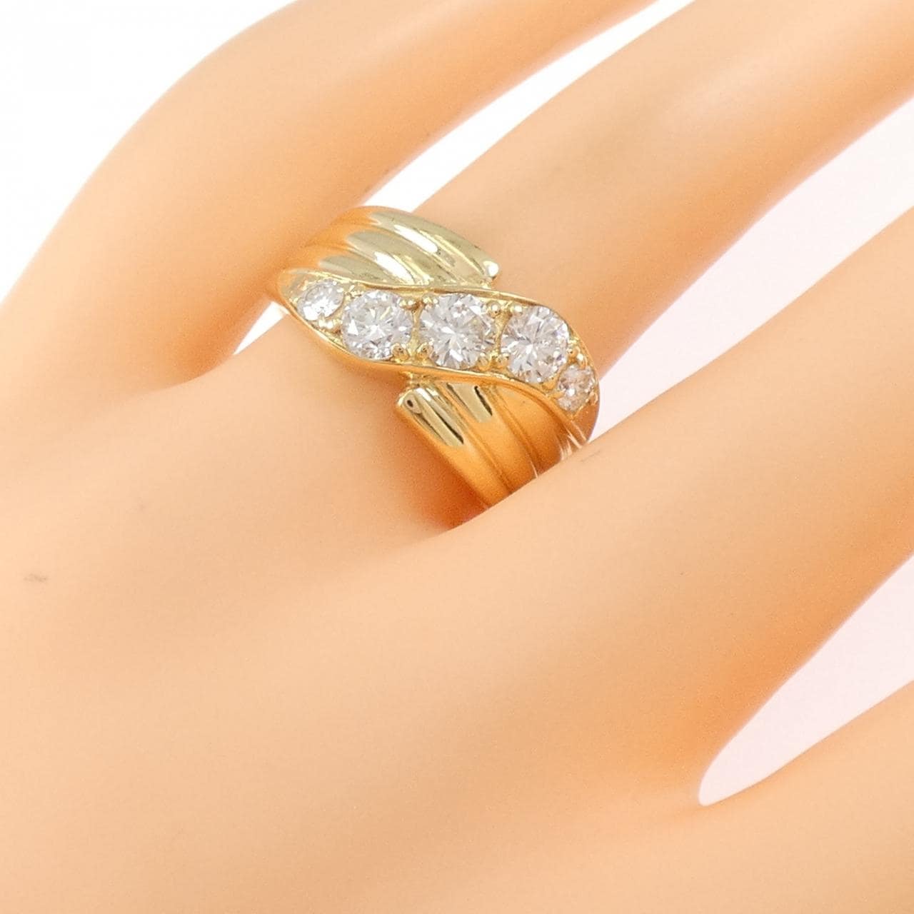 K18YG ダイヤモンド リング 1.00CT