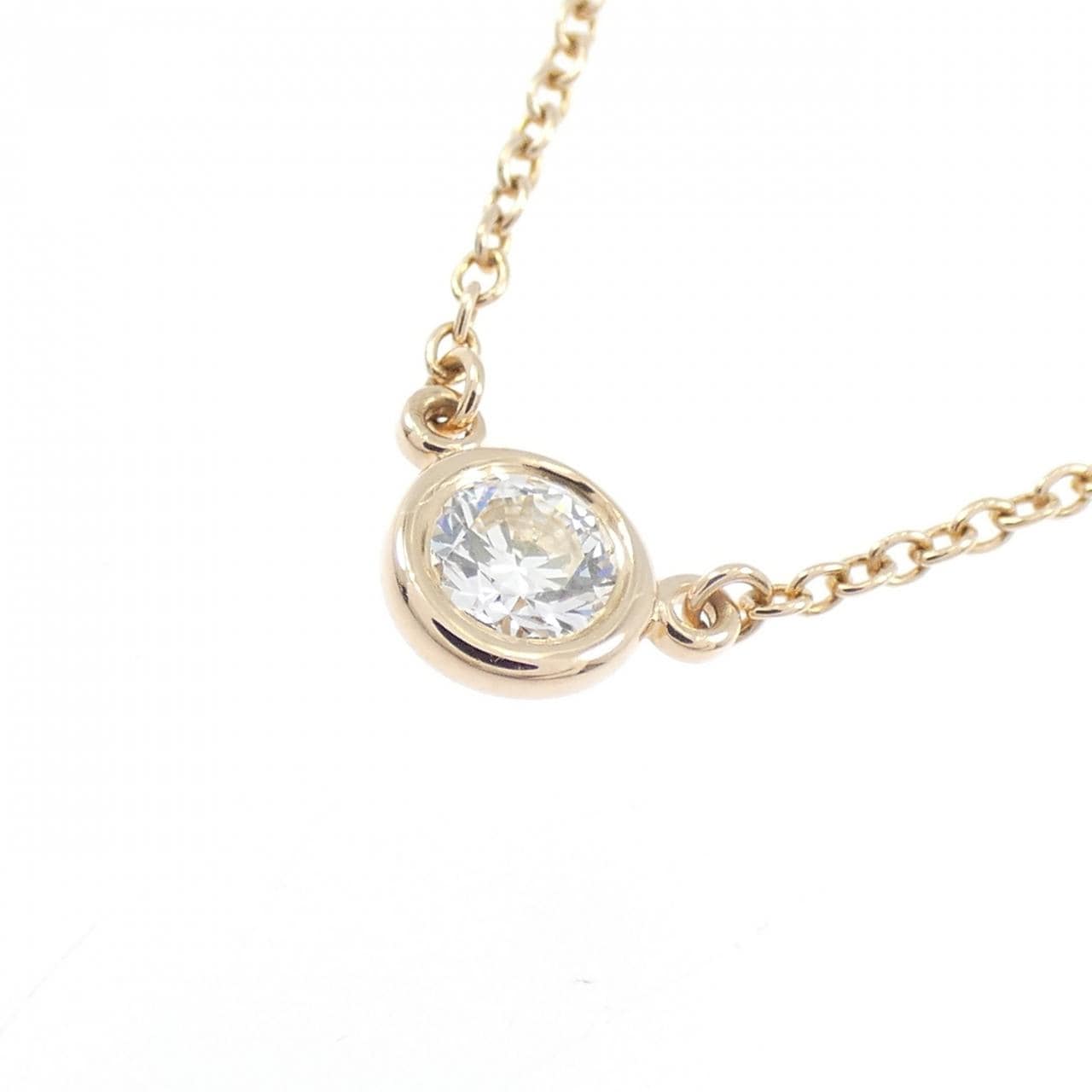 ティファニー バイザヤード ネックレス 0.18CT I VVS2 3EXT