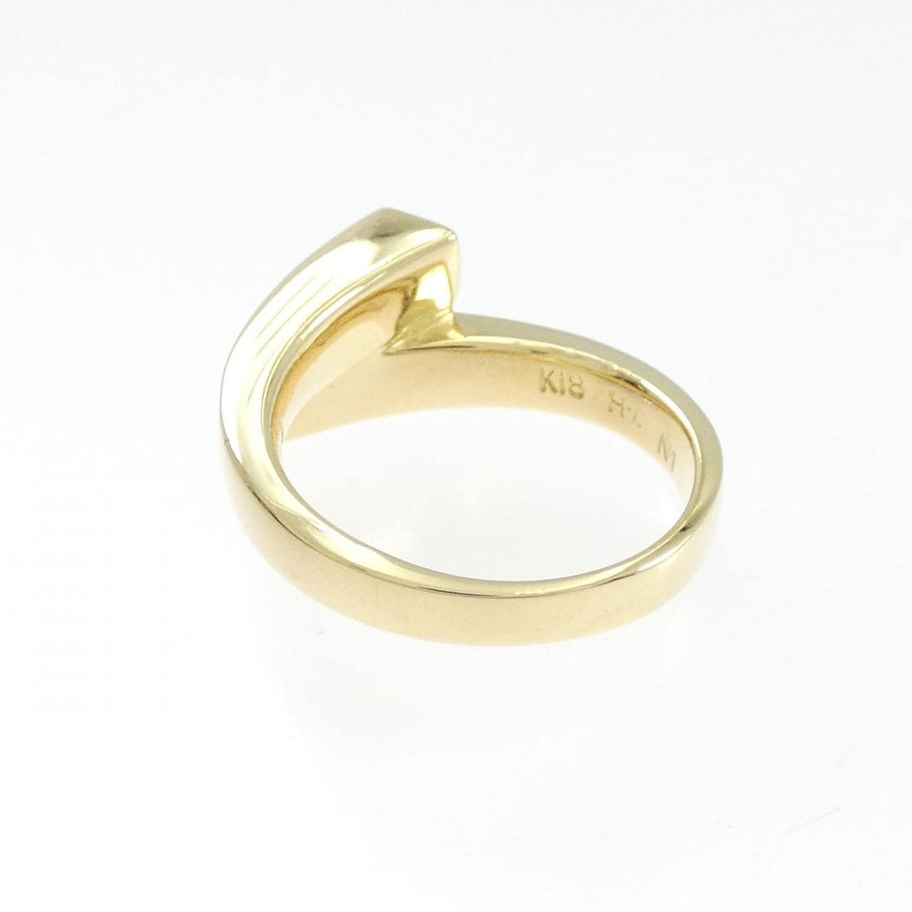 K18YG ダイヤモンド ピンキーリング 0.14CT