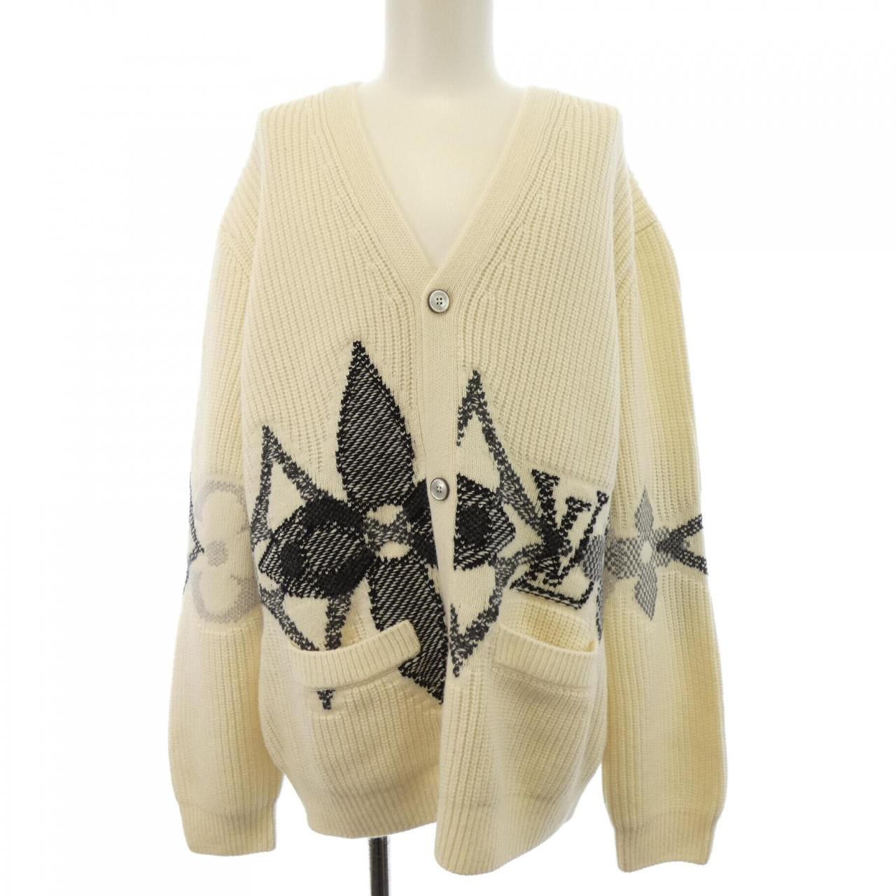 ルイヴィトン LOUIS VUITTON グラフィックニットカーディガン HUN35WPWX カーディガン