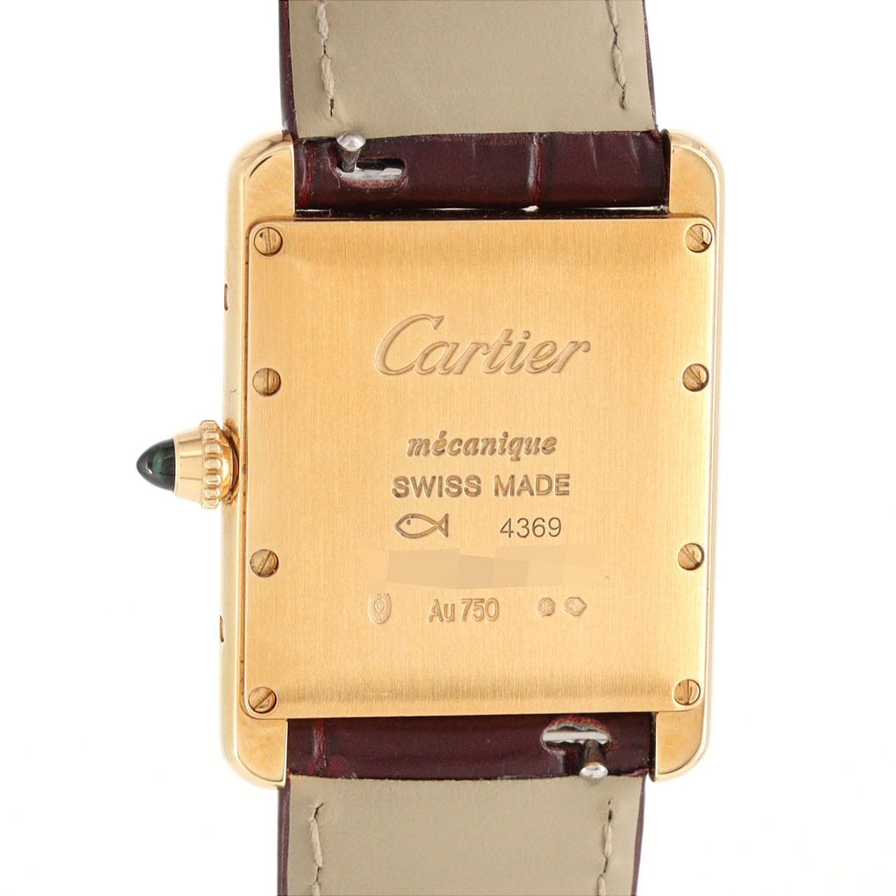 カルティエ タンク ルイ カルティエLM YG WGTA0190 YG 手巻