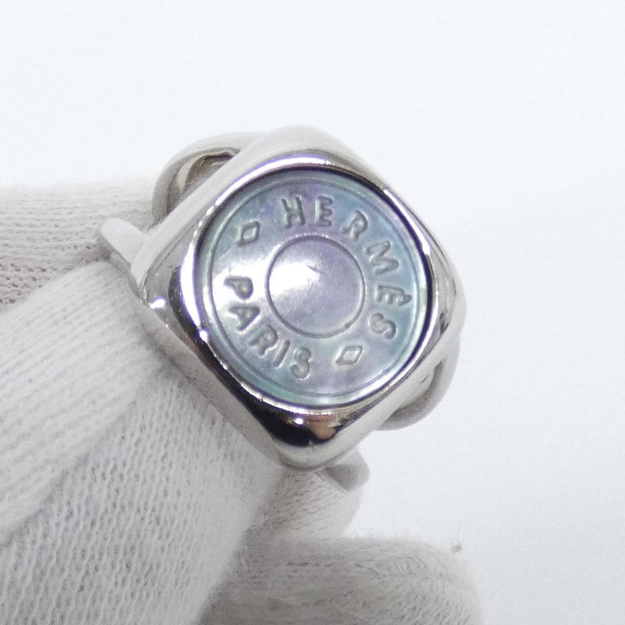 【ヴィンテージ】エルメス クル ド セル 760240B リング