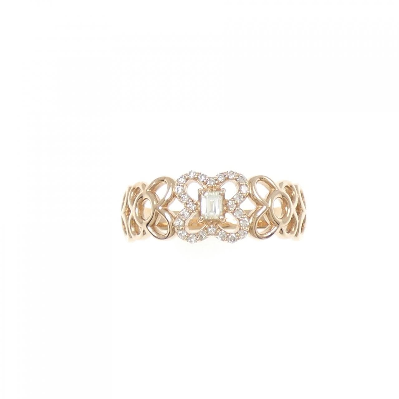 【新品】K18PG ダイヤモンド リング 0.15CT