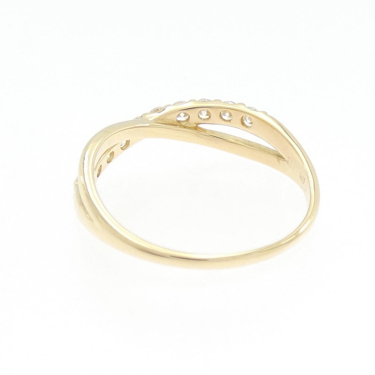 【リメイク】K18YG ダイヤモンド リング 0.30CT