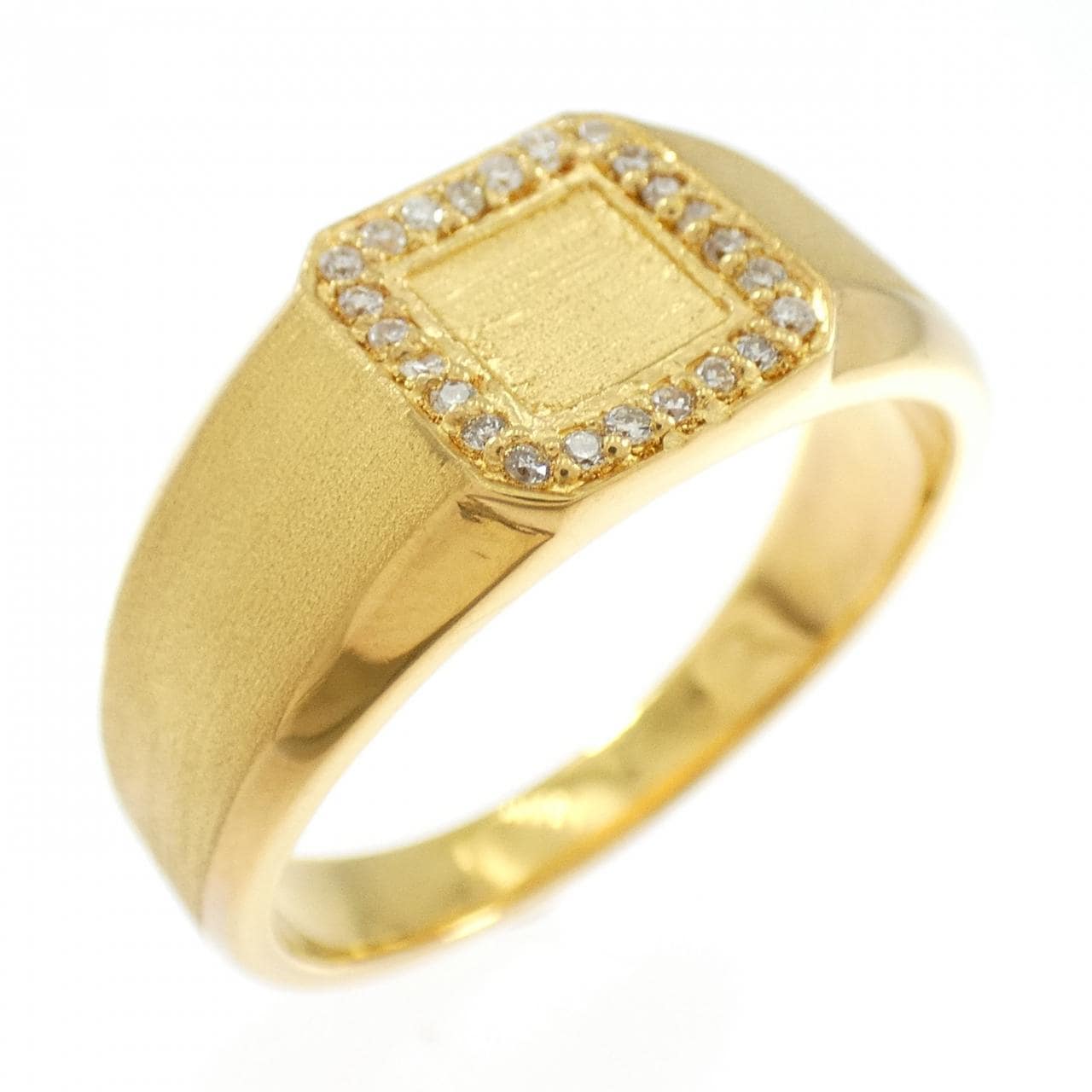 K24YG ダイヤモンド リング 0.11CT