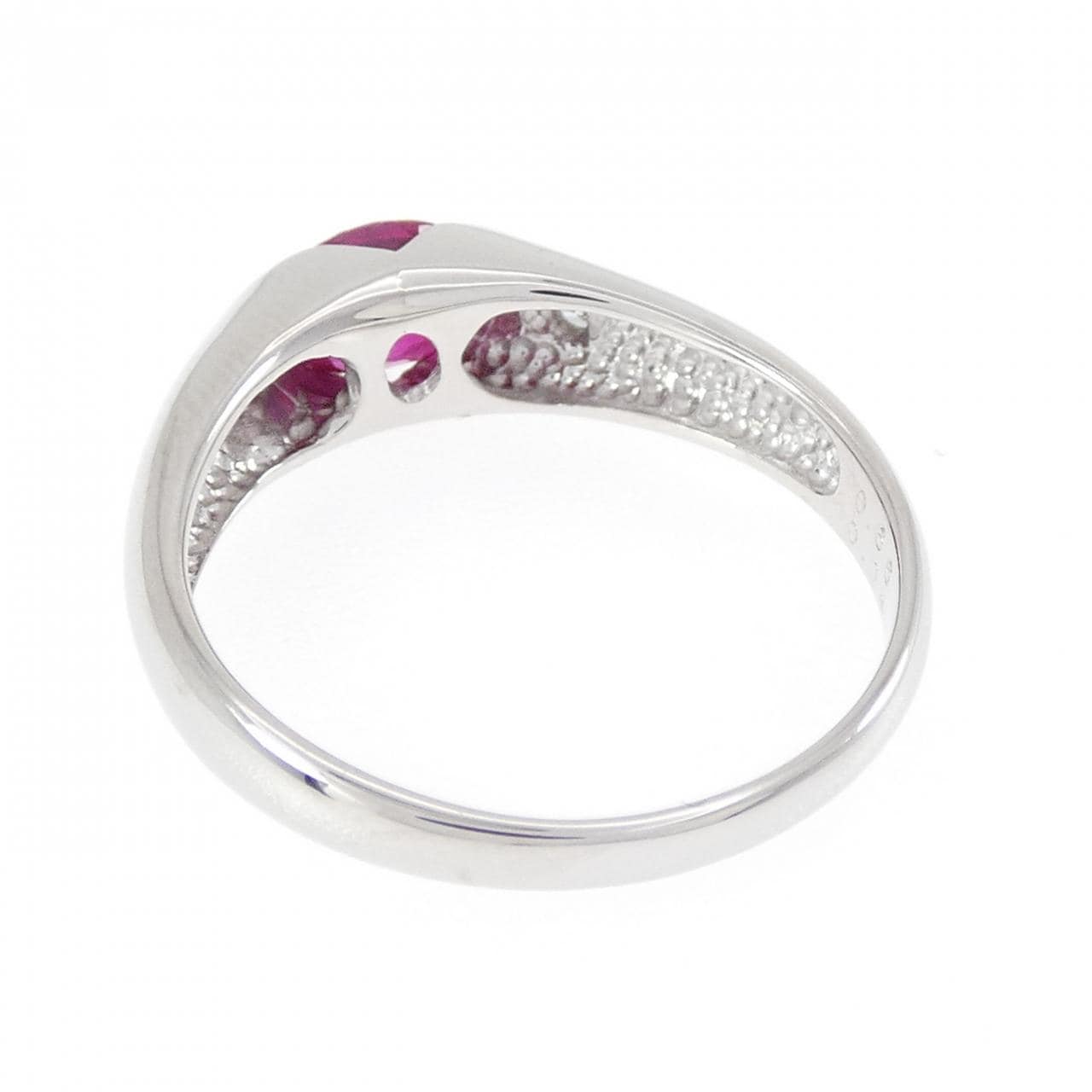 PT900 ルビー リング 0.66CT