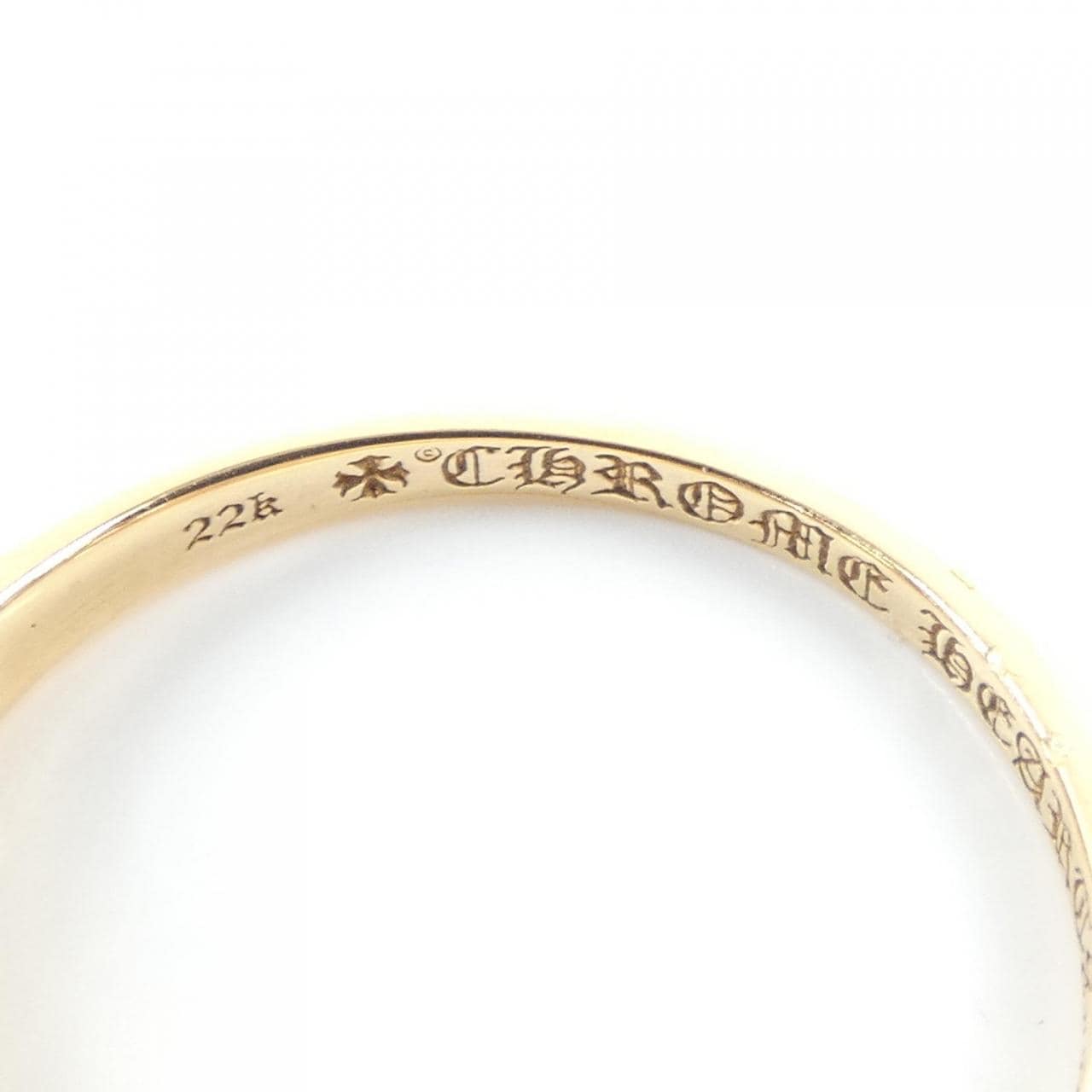 クロムハーツ CHROME HEARTS BABY CLSC FLORAL CRS DMND PAVE 207146023GLDXXX002 RING