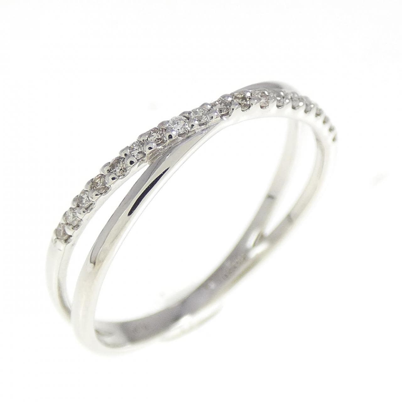 PT950 Diamond Ring 0.10CT