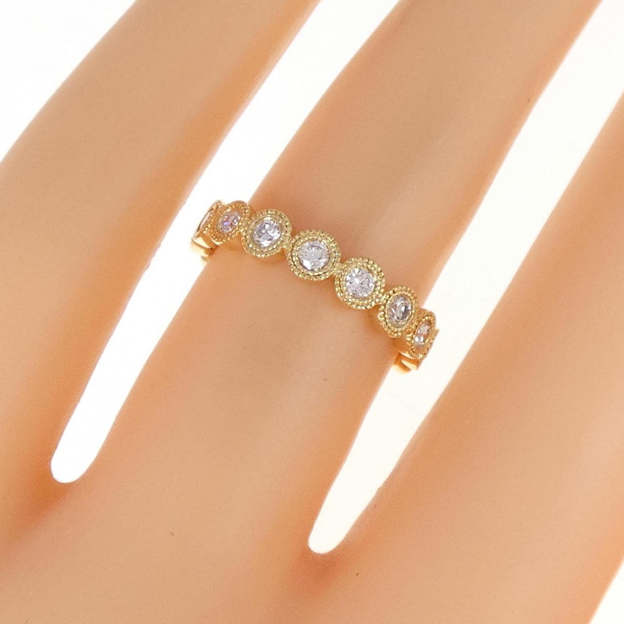 K18YG ダイヤモンド リング 0.27CT