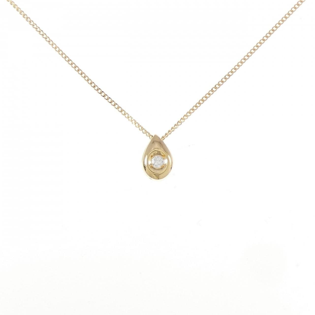 K18YG ダイヤモンド ネックレス 0.03CT