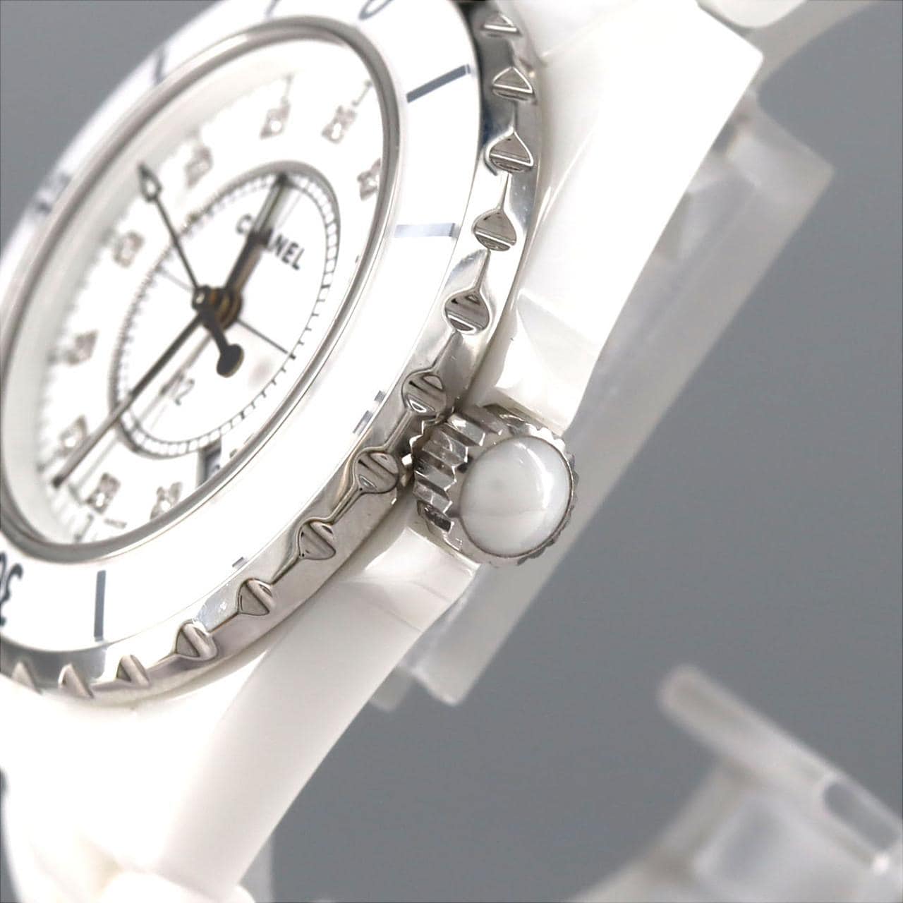 【ノーメンテナンス還元価格】シャネル J12 33mmセラミック･12P H1628 セラミック クォーツ