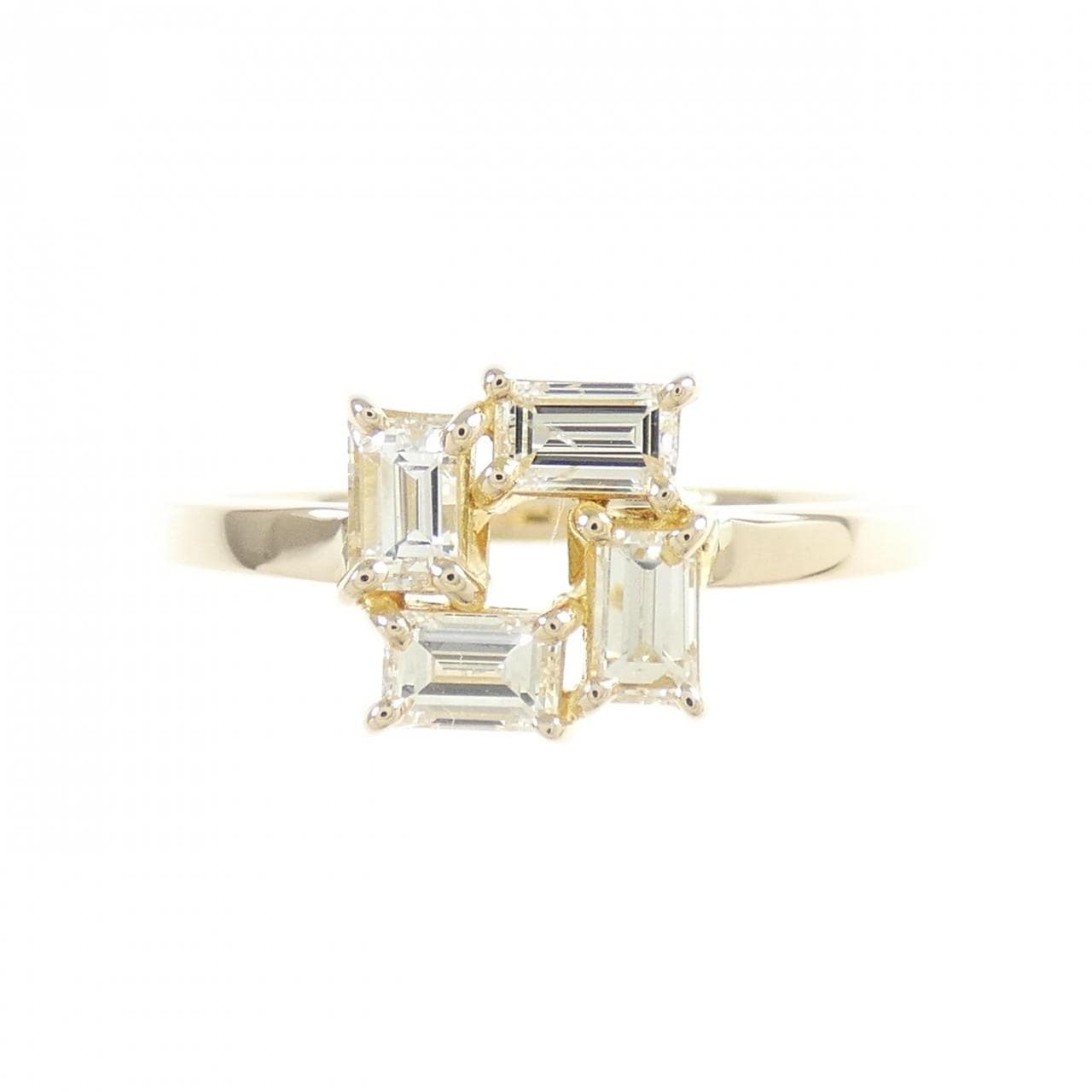 K18YG ダイヤモンド リング 0.61CT
