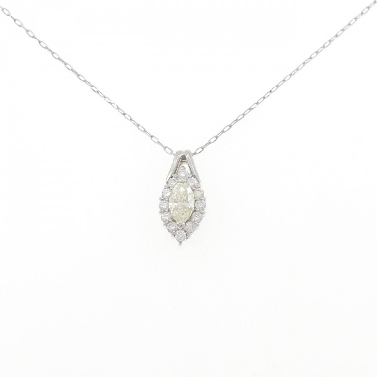 PT900/PT850 ダイヤモンド ネックレス 0.324CT