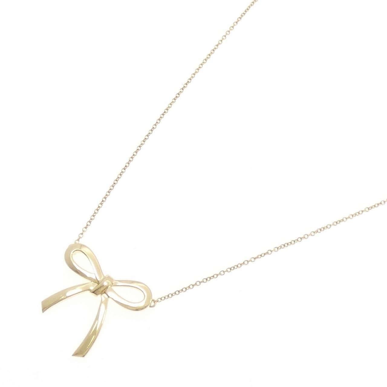 ティファニー リボン ミディアム ネックレス