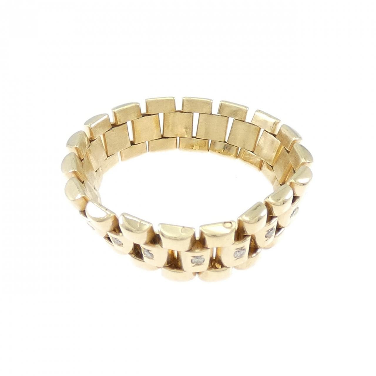 K18YG ダイヤモンド リング