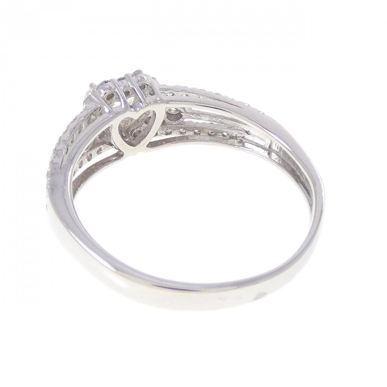 PT900 ハート ダイヤモンド リング 0.29CT