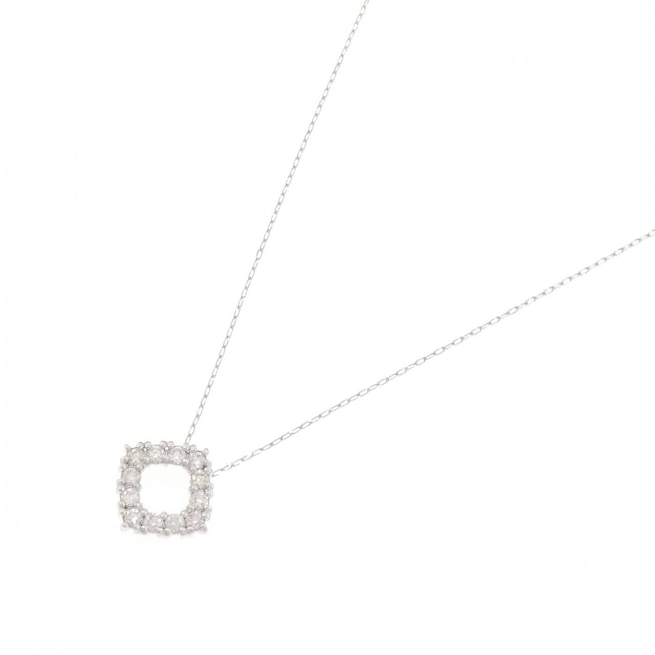 PT900 ダイヤモンド ネックレス 0.20CT