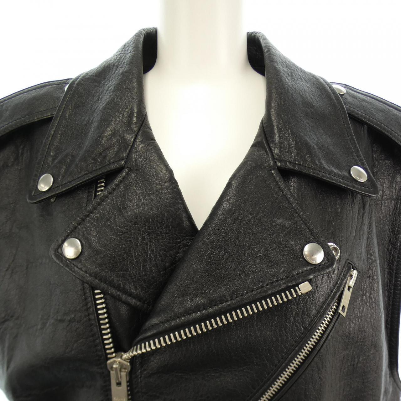 CELINE CELINE Leather Vest