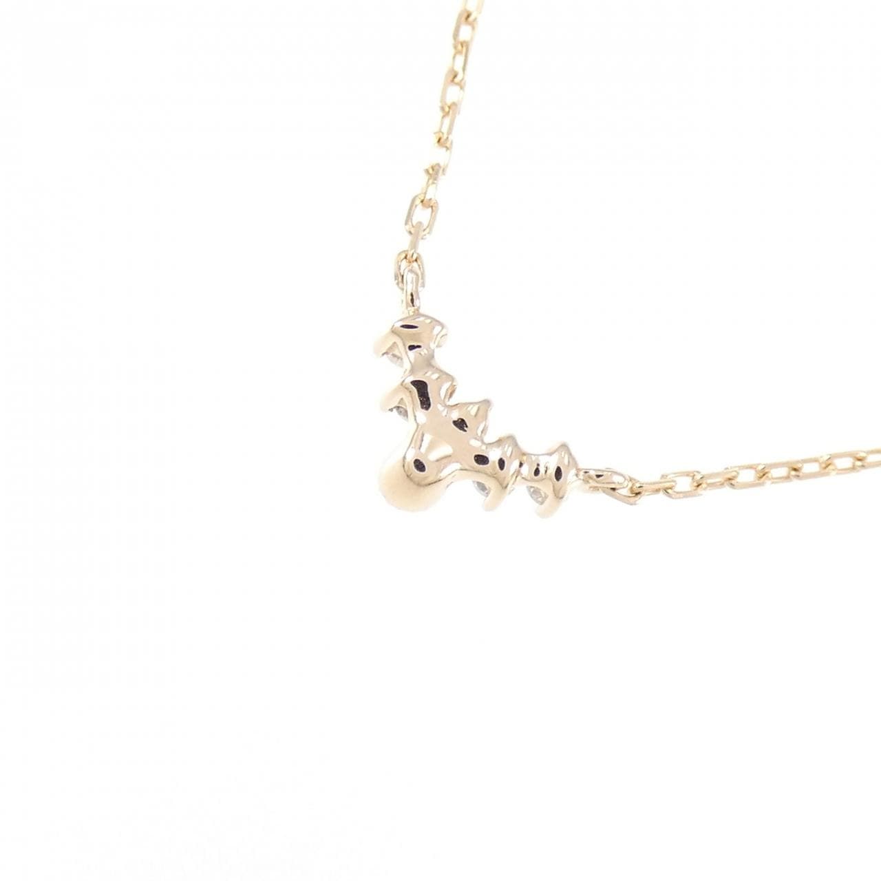 アガット ダイヤモンド ネックレス 0.03CT