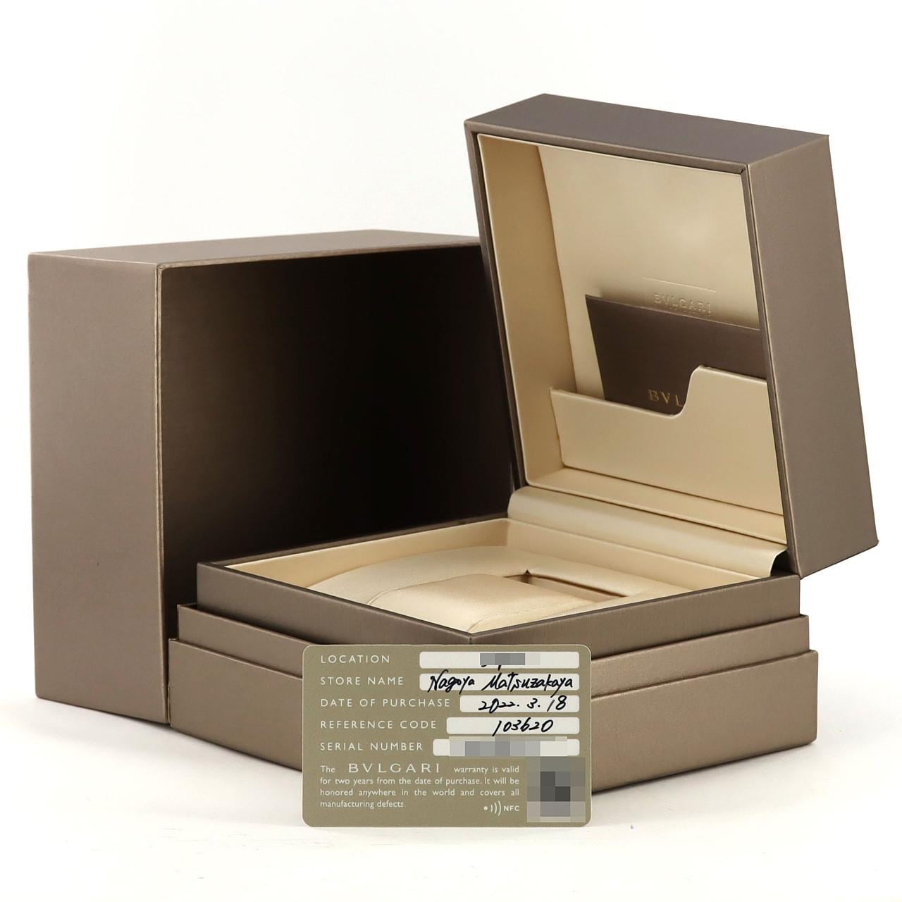 BVLGARI chair/D 11P LU33S/103620 SS Automatic