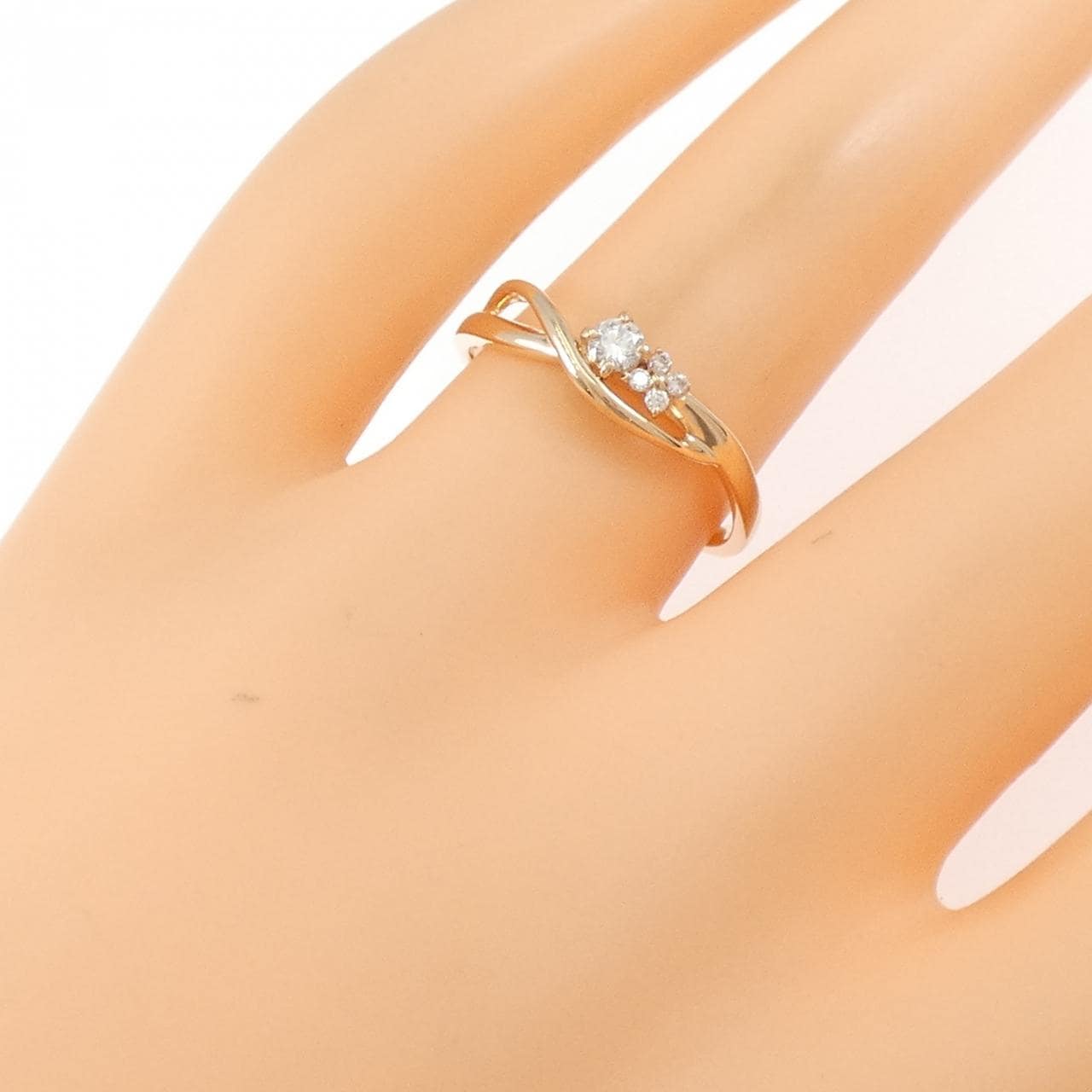 クミキョク ダイヤモンド リング 0.10CT