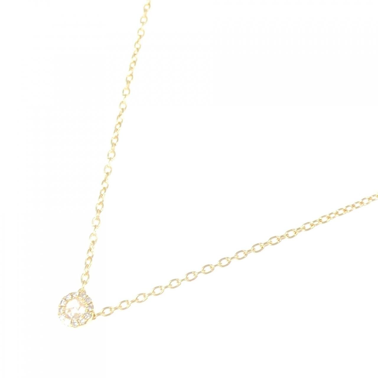 K18YG ダイヤモンド ネックレス 0.08CT