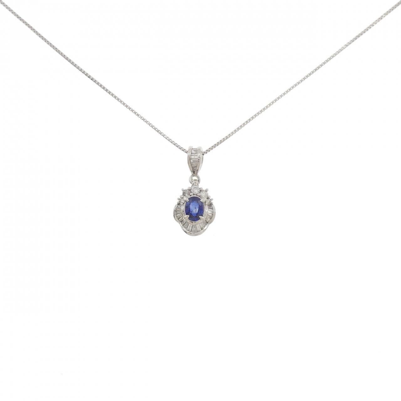 PT900/PT850 サファイヤ ネックレス 0.63CT