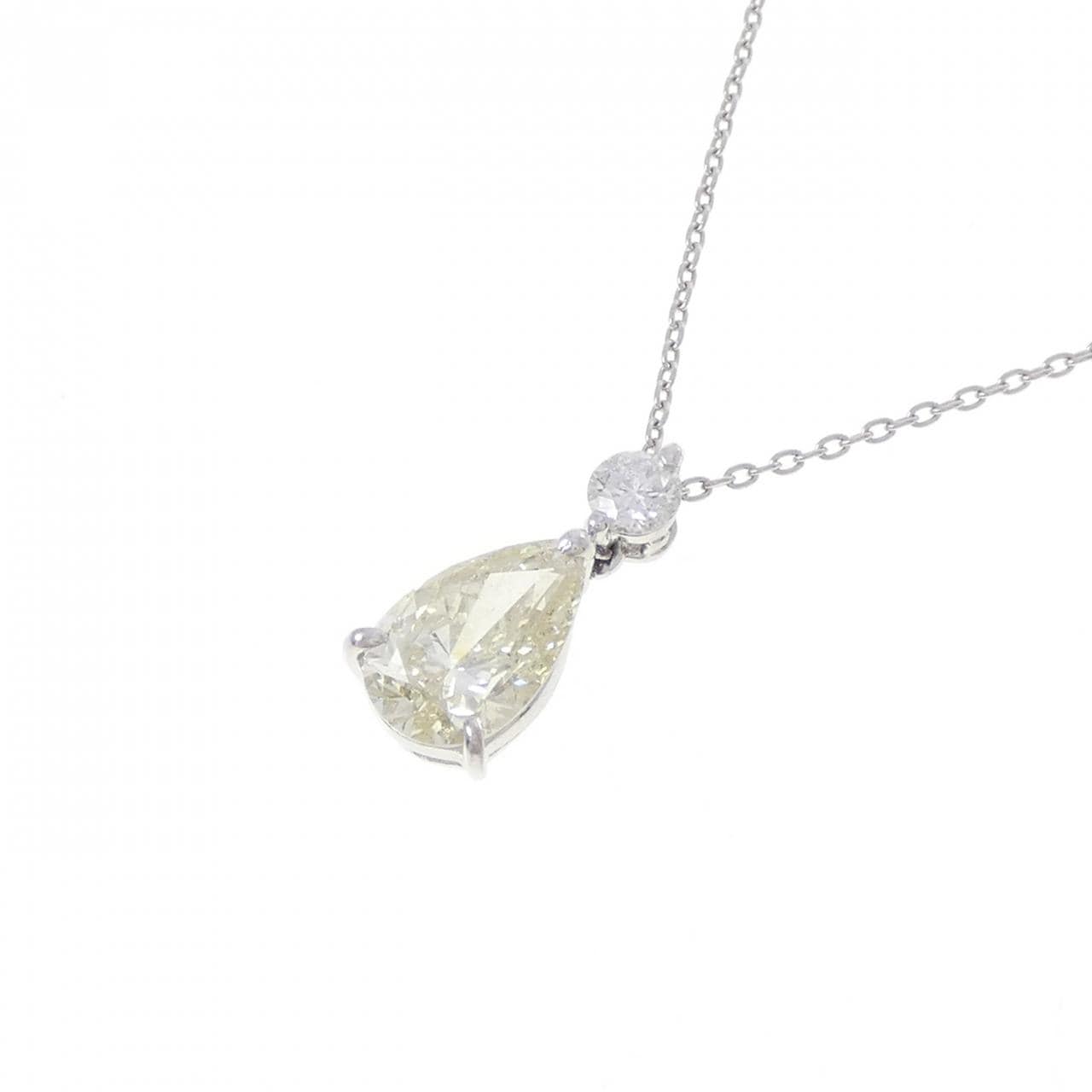 PT850 ダイヤモンド ネックレス 1.117CT