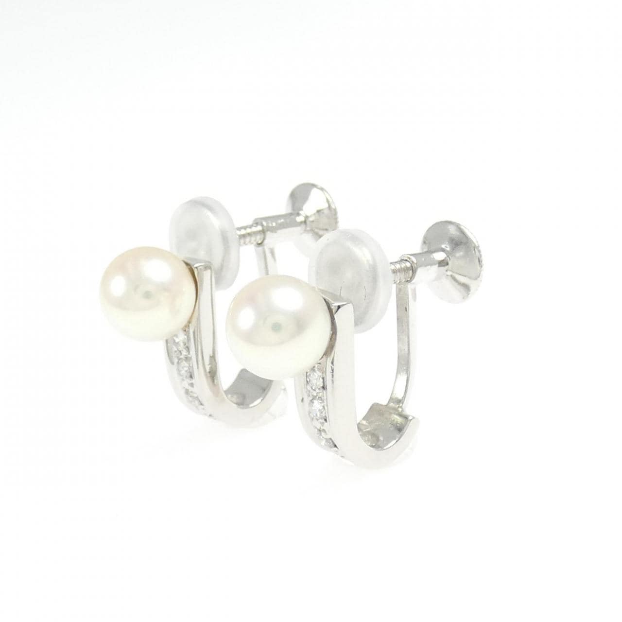 PT900 アコヤパール イヤリング 5.6mm