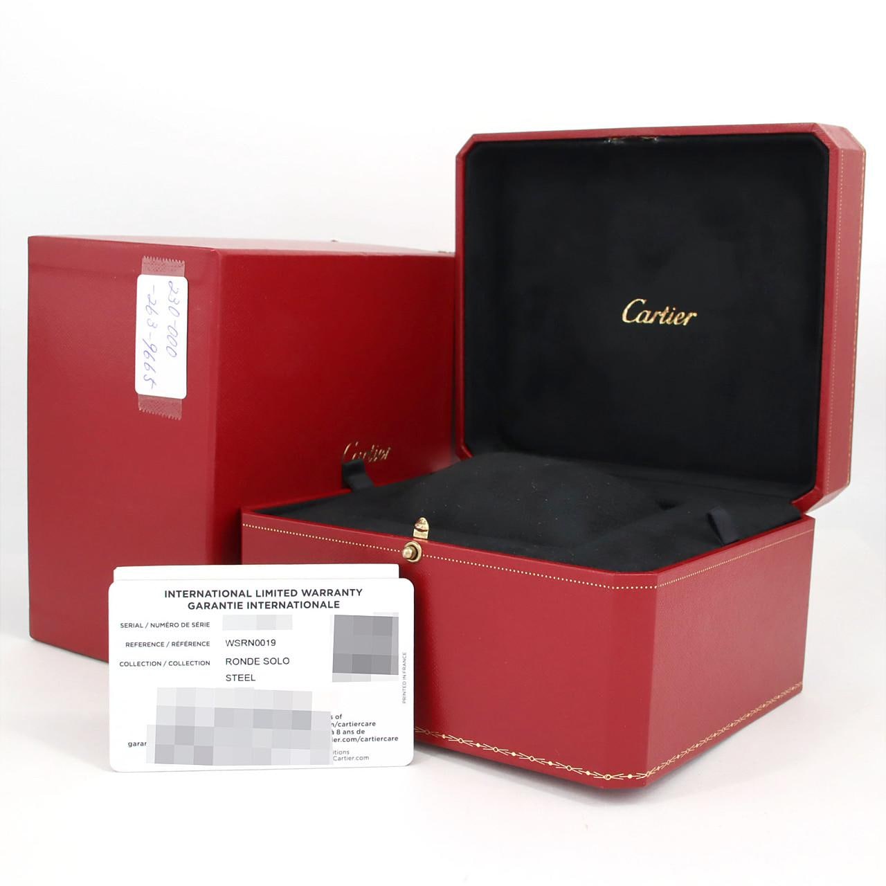 カルティエ ロンドソロSM WSRN0019 SS クォーツ