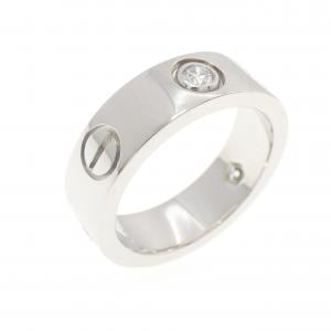 カルティエ ラブ ハーフダイヤ リング