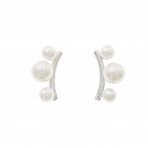 K18WG アコヤパール ピアス