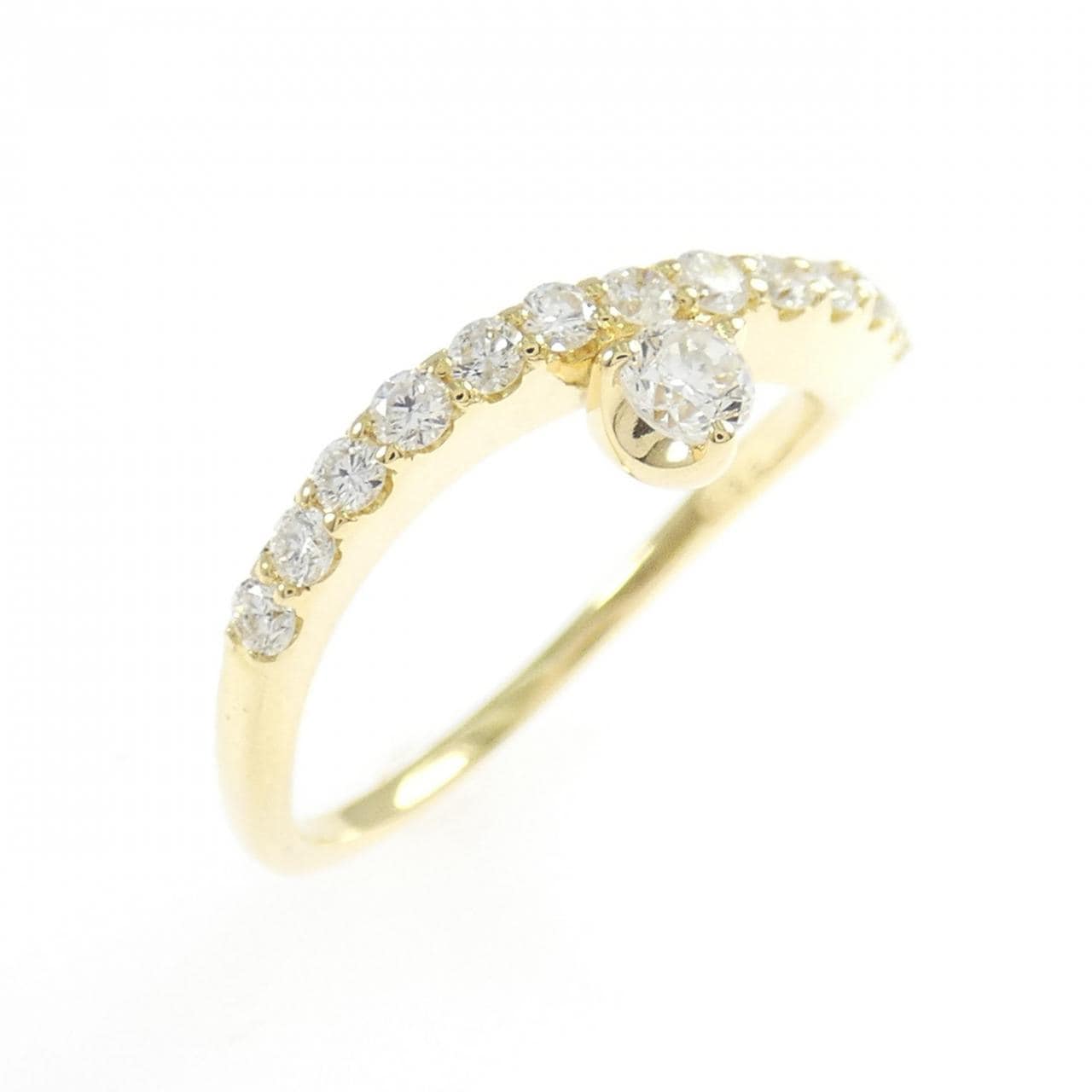 K18YG ダイヤモンド リング 0.35CT