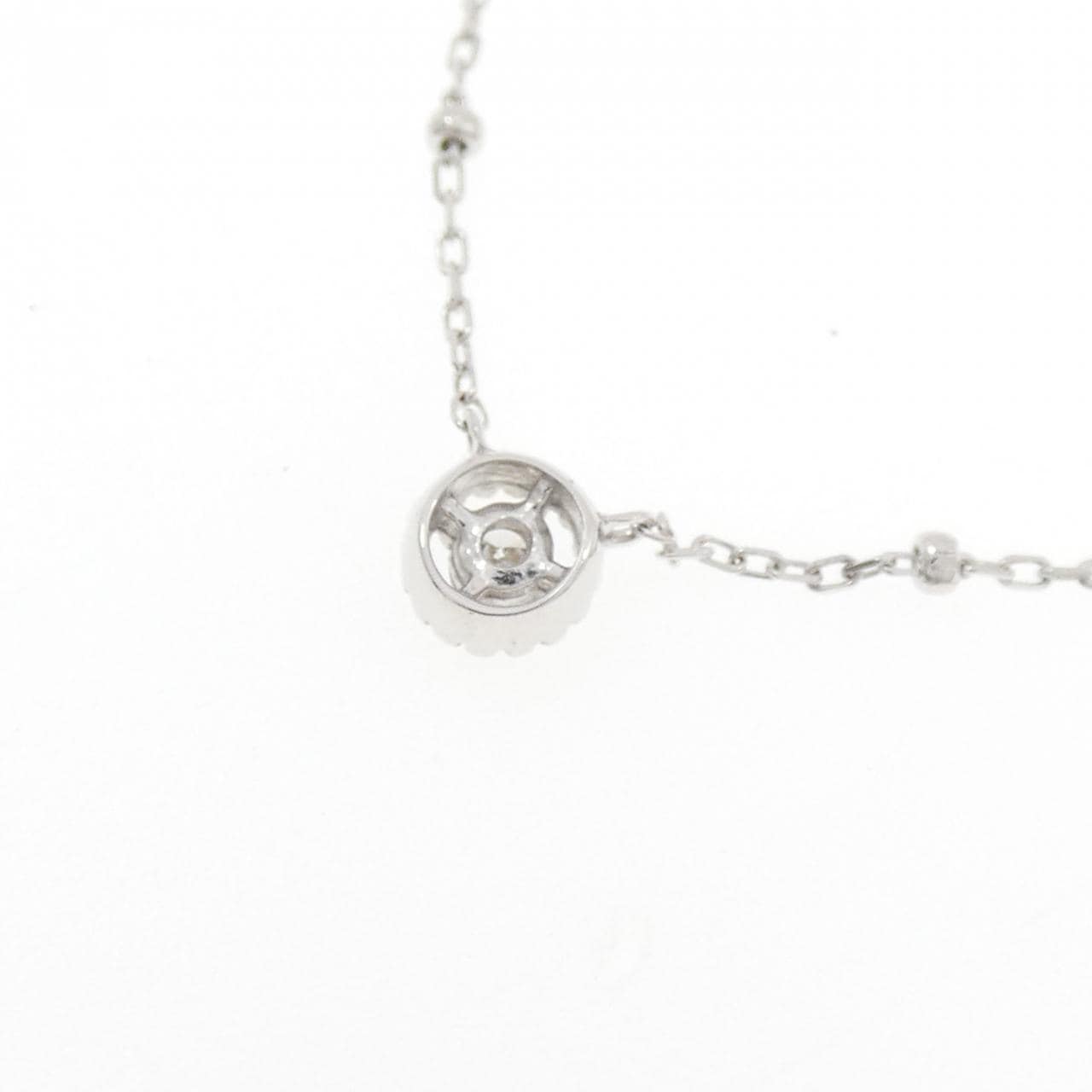 K10WG ダイヤモンド ネックレス 0.03CT