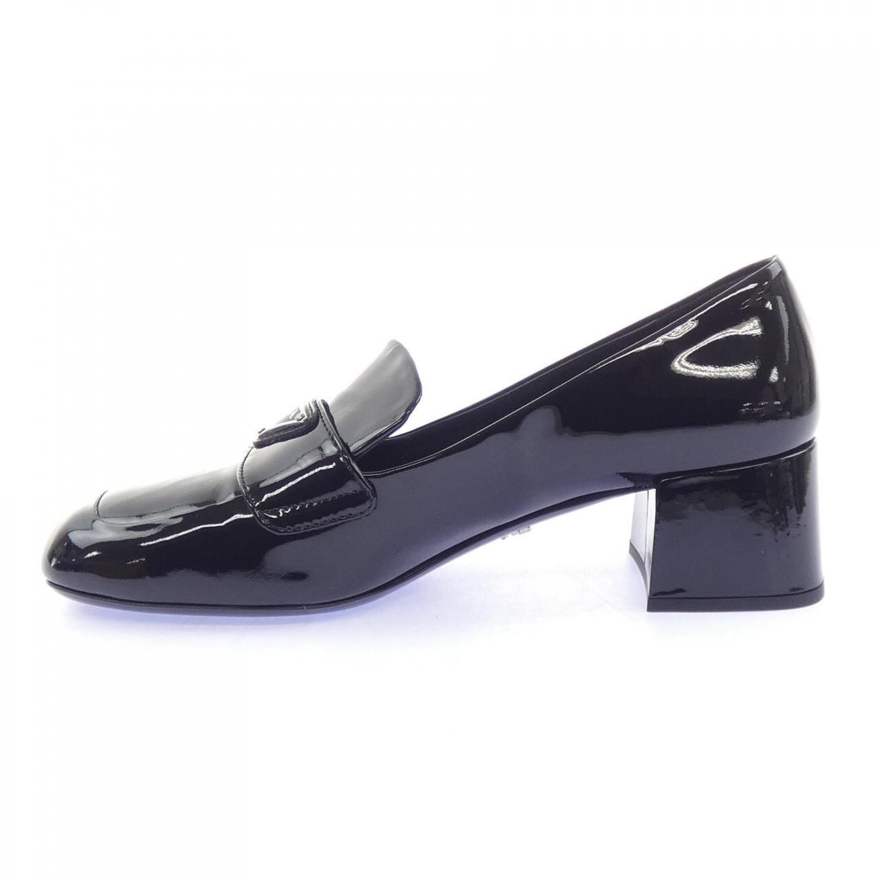 プラダ PRADA トライアングルロゴ チャンキーヒールローファー 1D763M シューズ