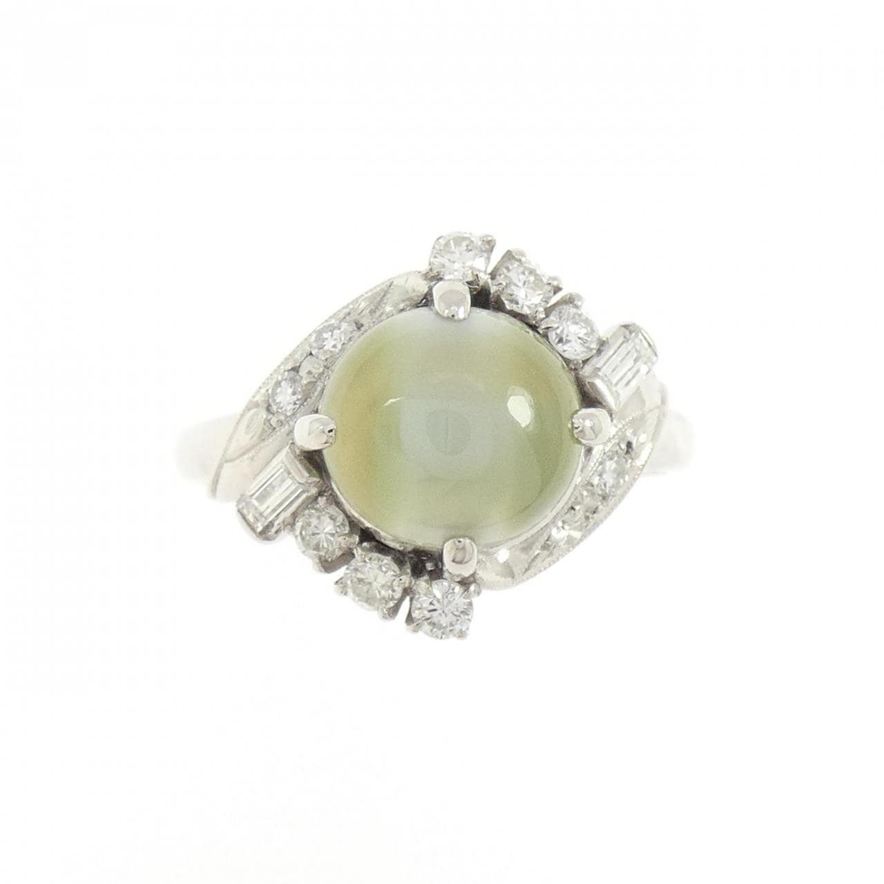 PT Chrysoberyl Cat's Eye Ring 2.52CT