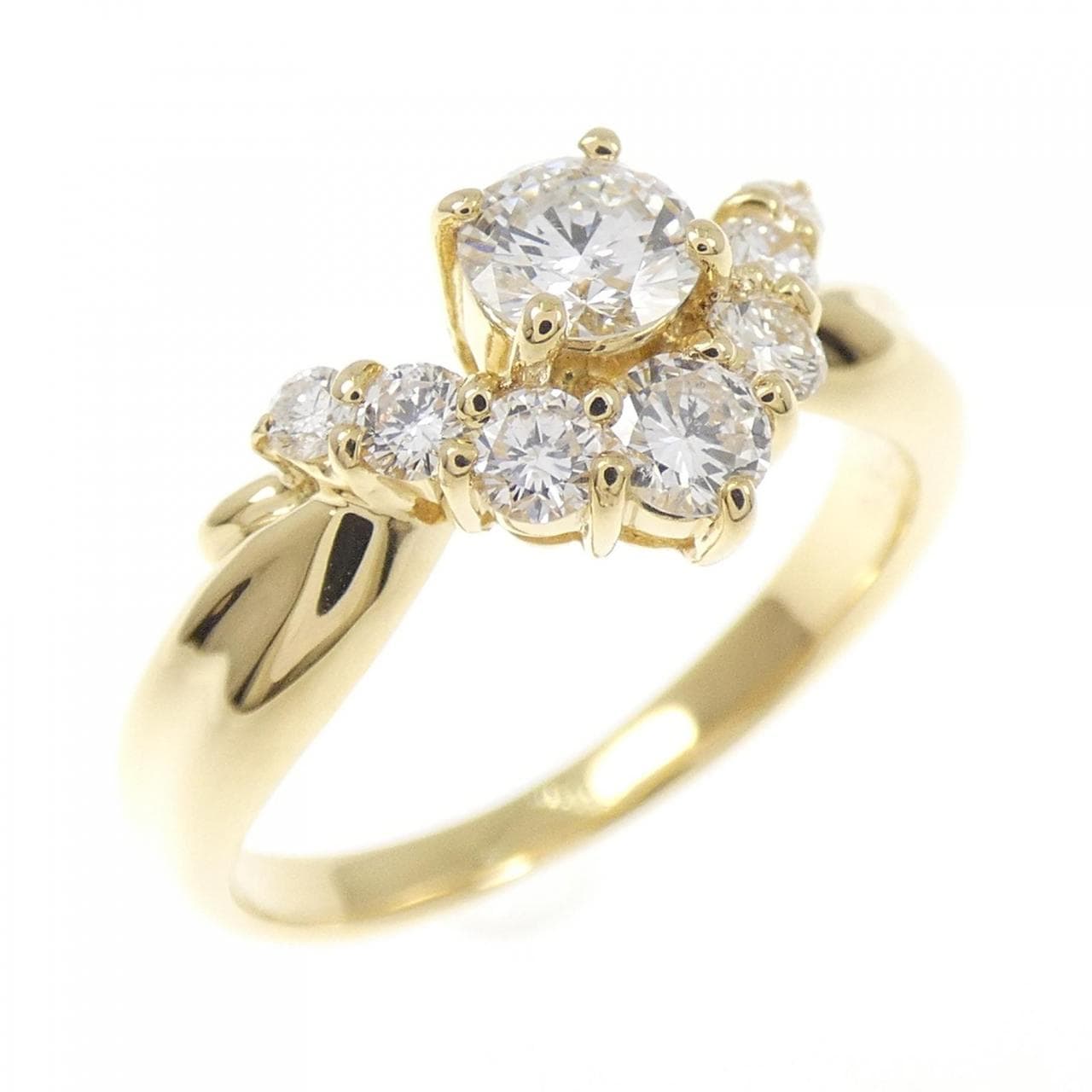 K18YG ダイヤモンド リング 0.52CT