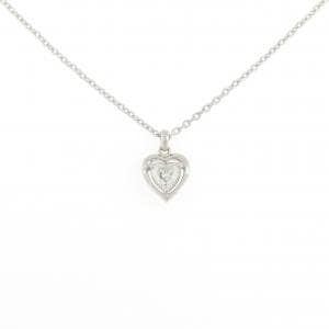 PT900 ハート ダイヤモンド ネックレス 0.27CT
