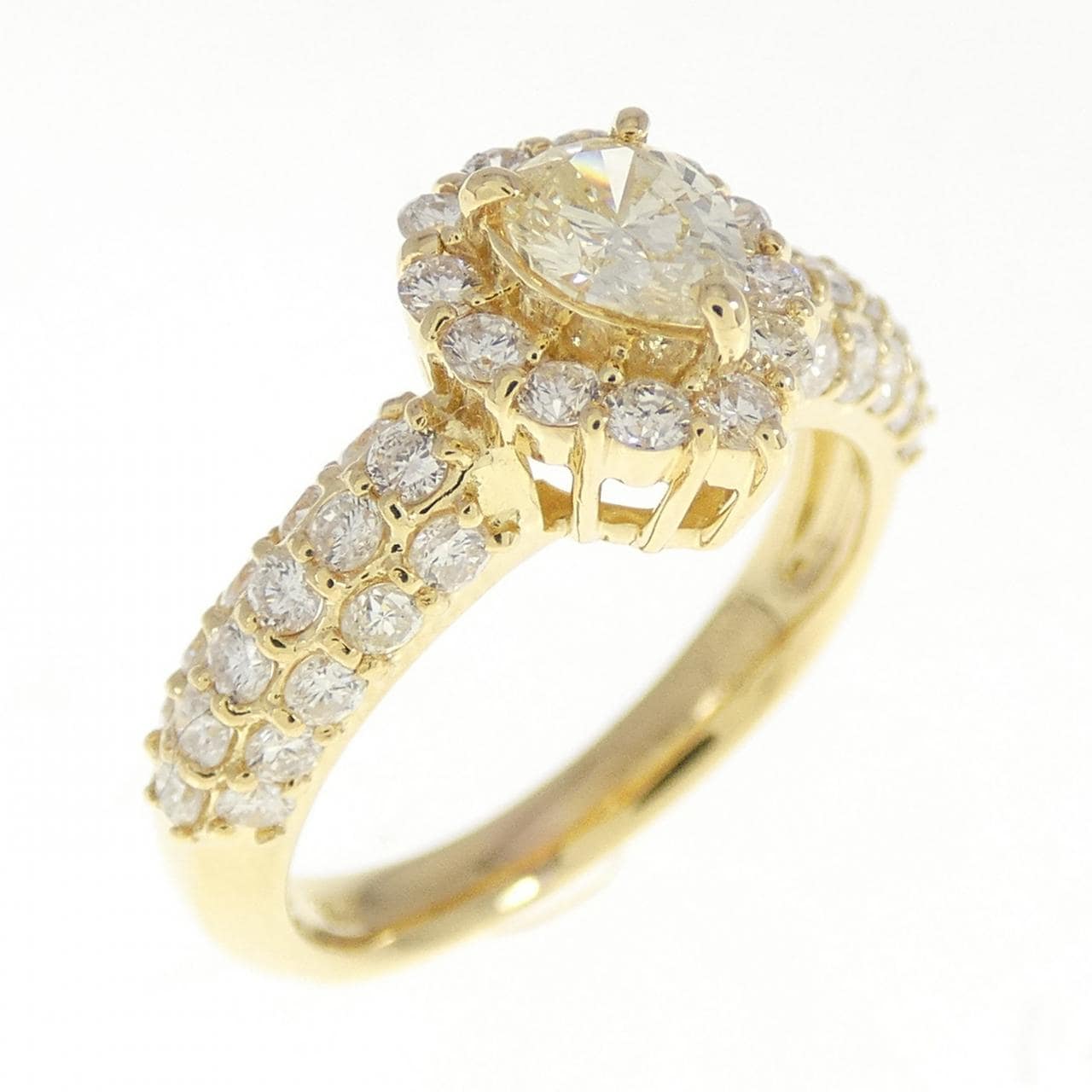 K18YG ダイヤモンド リング 0.31CT