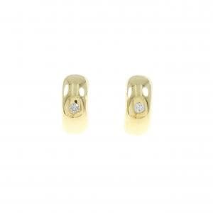 750YG/K18YG ダイヤモンド ピアス 0.04CT