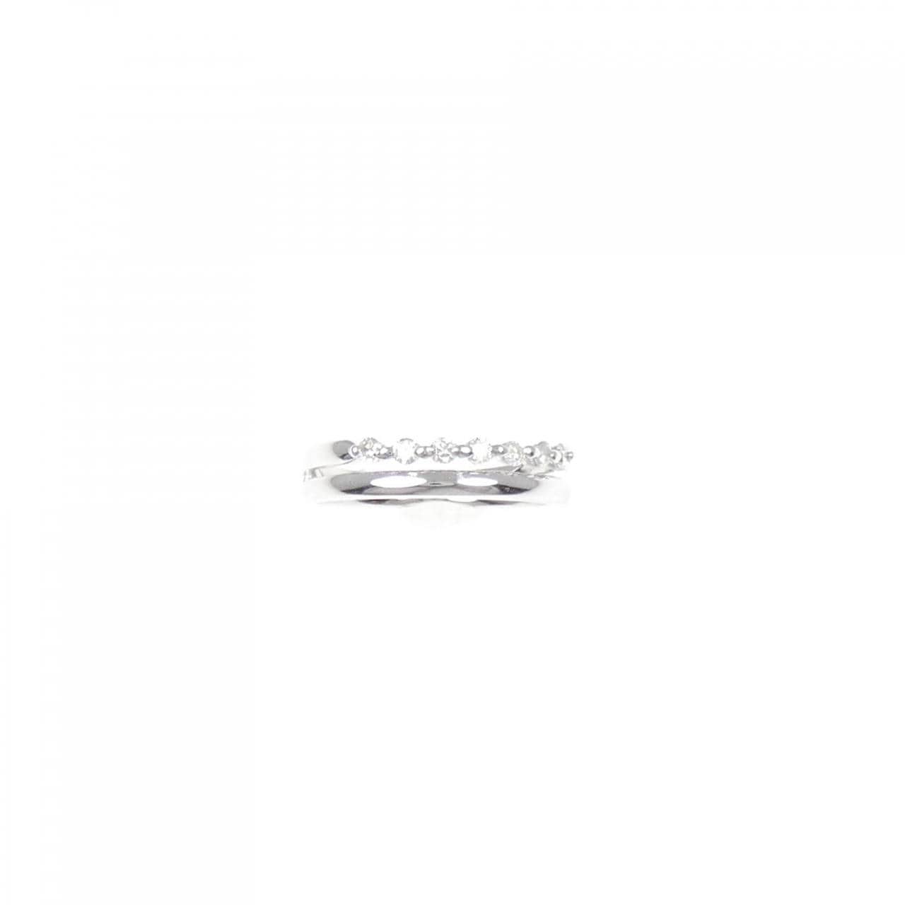 K18WG ダイヤモンド リング 0.16CT