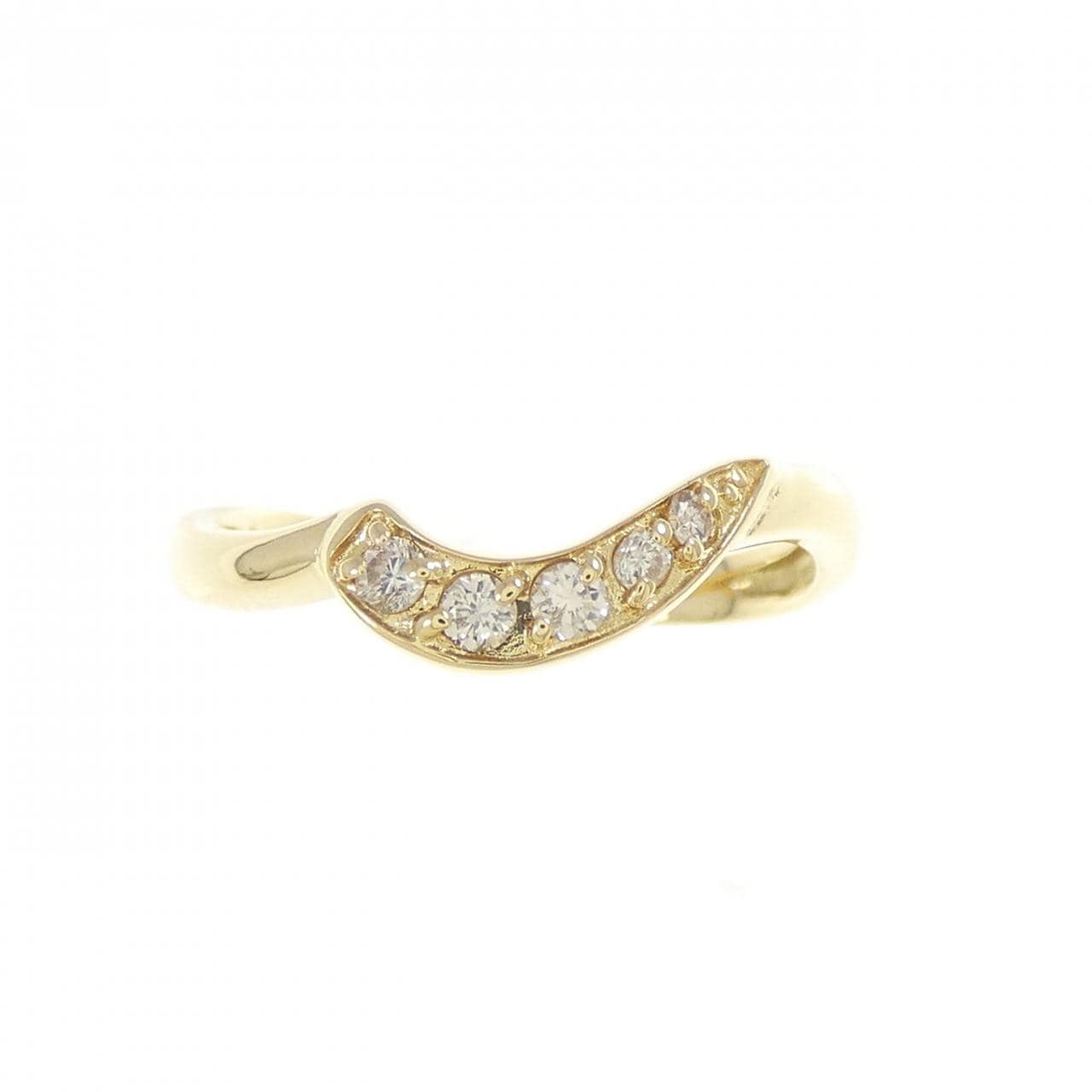 K18YG ダイヤモンド リング 0.10CT