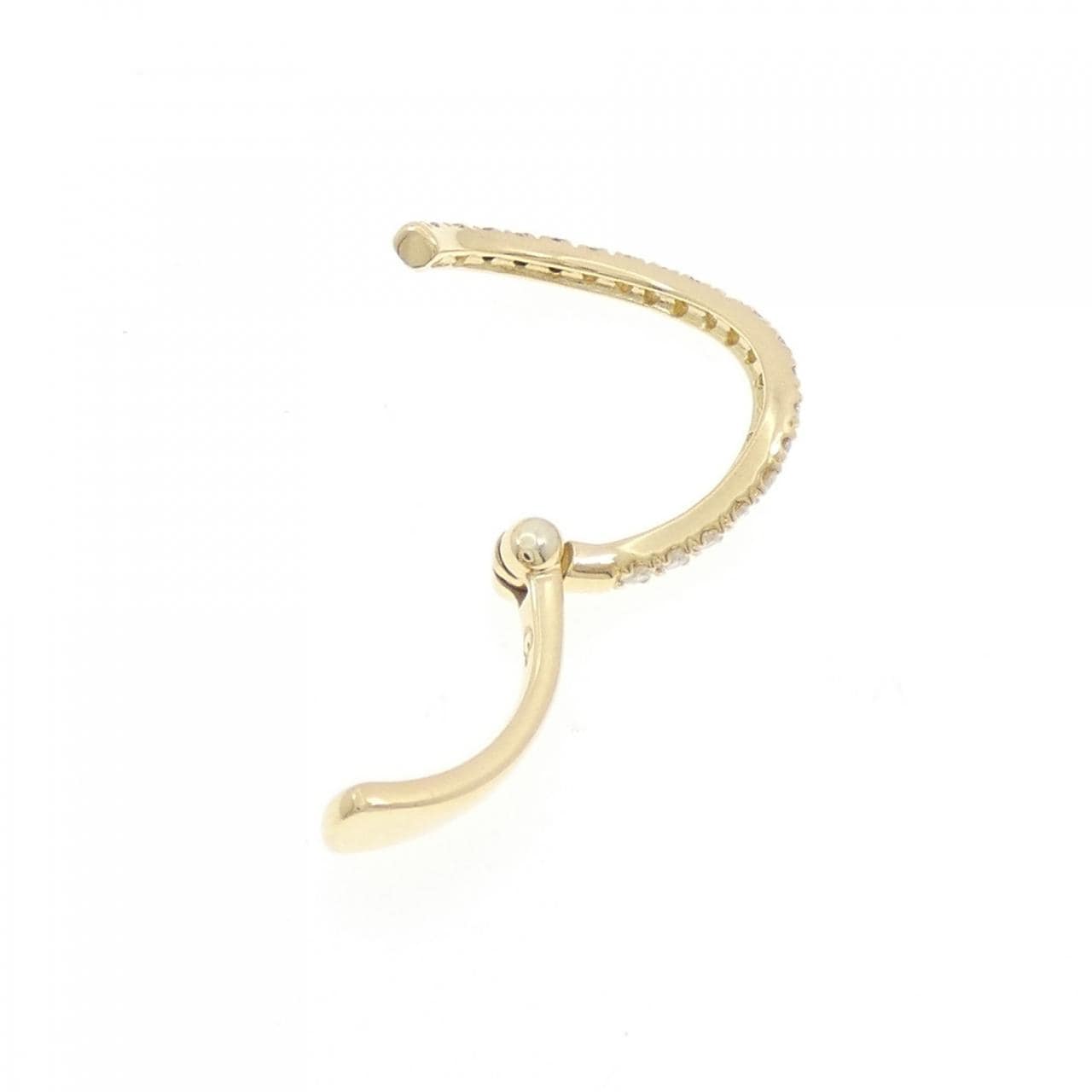 K18YG ダイヤモンド イヤーカフ 0.23CT 片耳